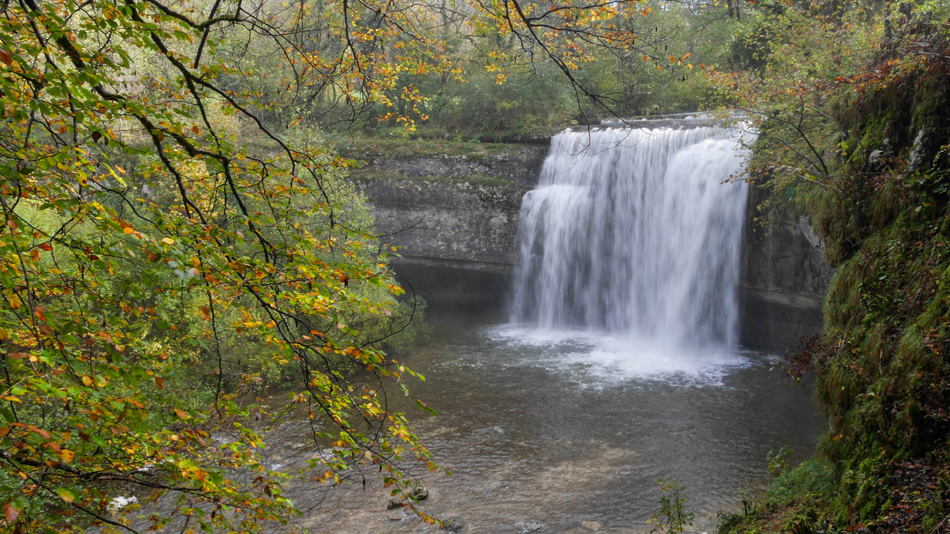 Cascades du Hérisson - saut de la forge