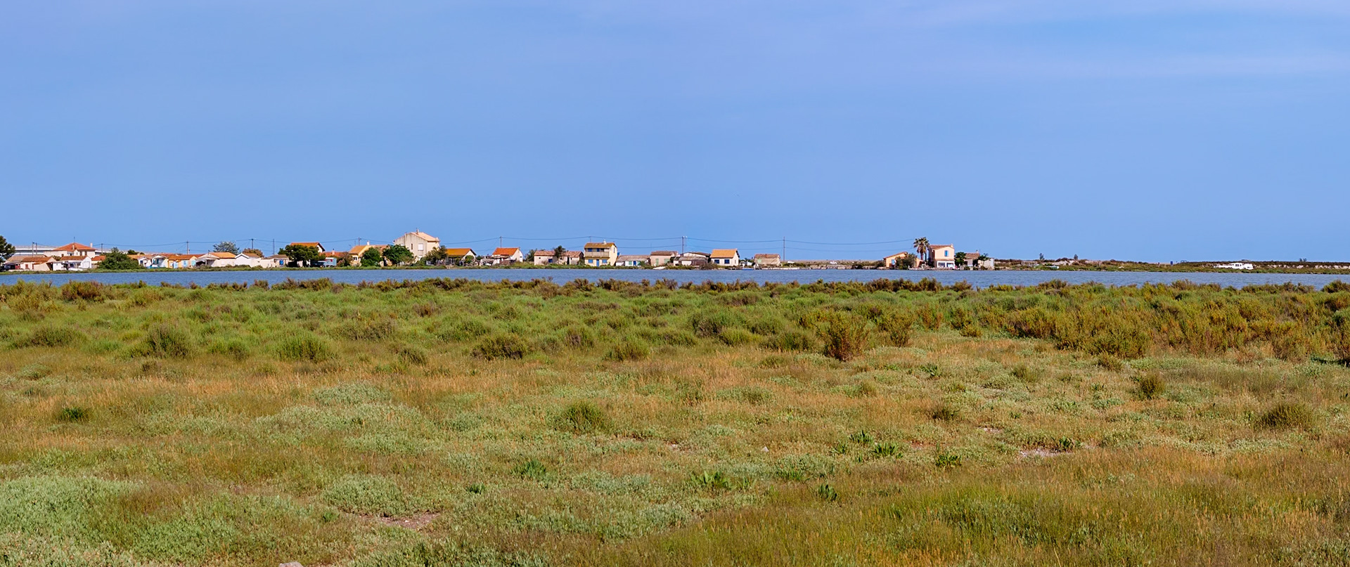 Le cordon littoral de Frontignan depuis les Aresquiers