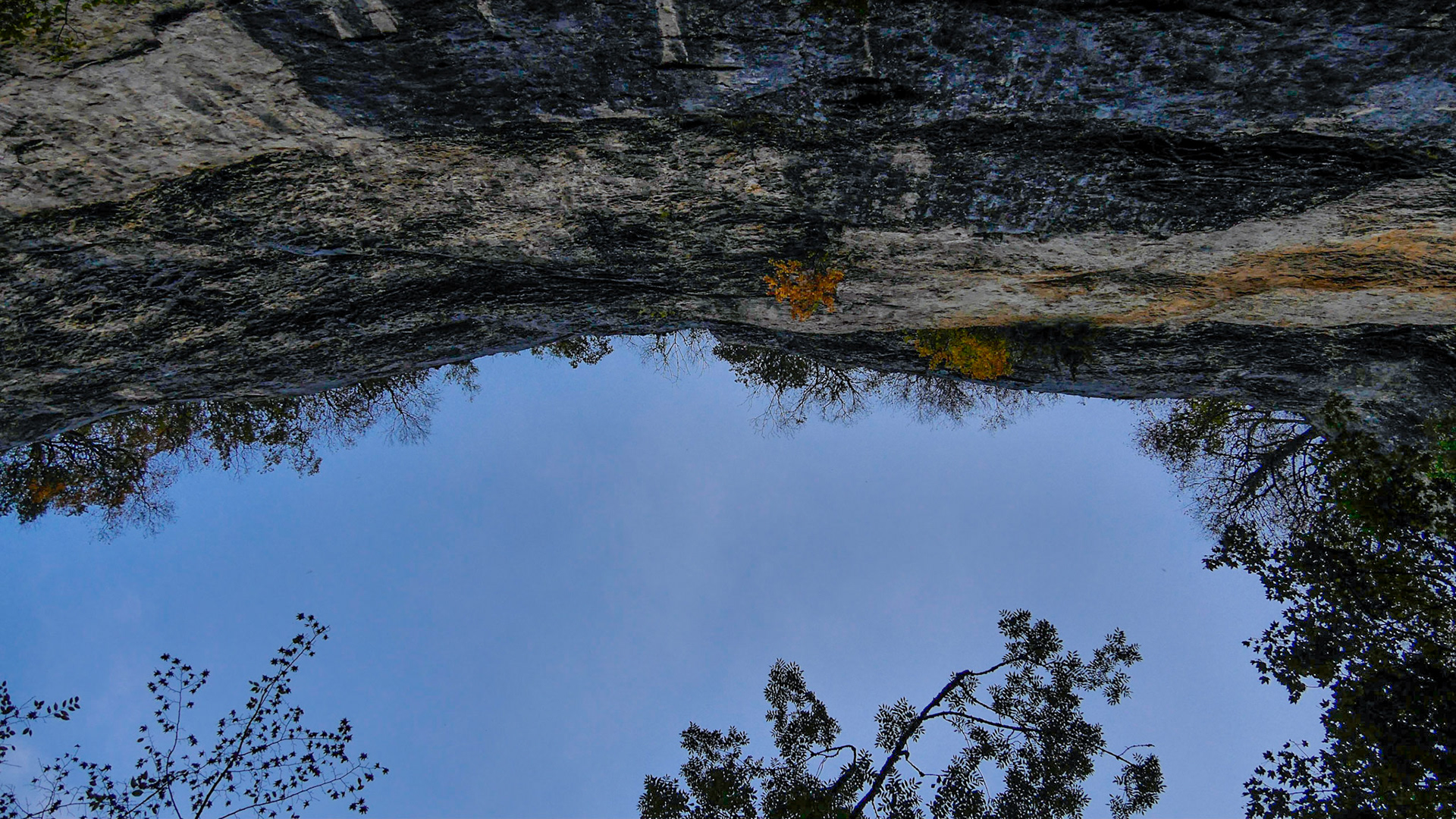 Falaise du cirque de Baume
