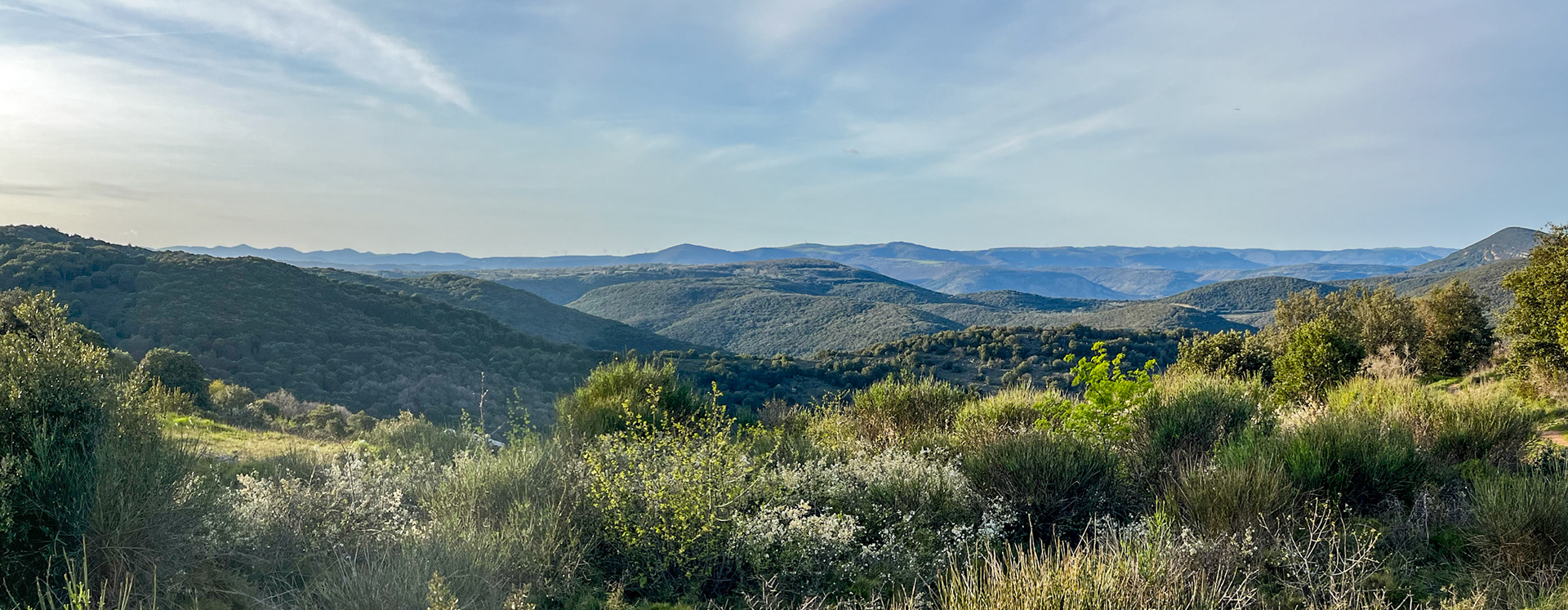 Vers l'Espinous et les monts d'Orb