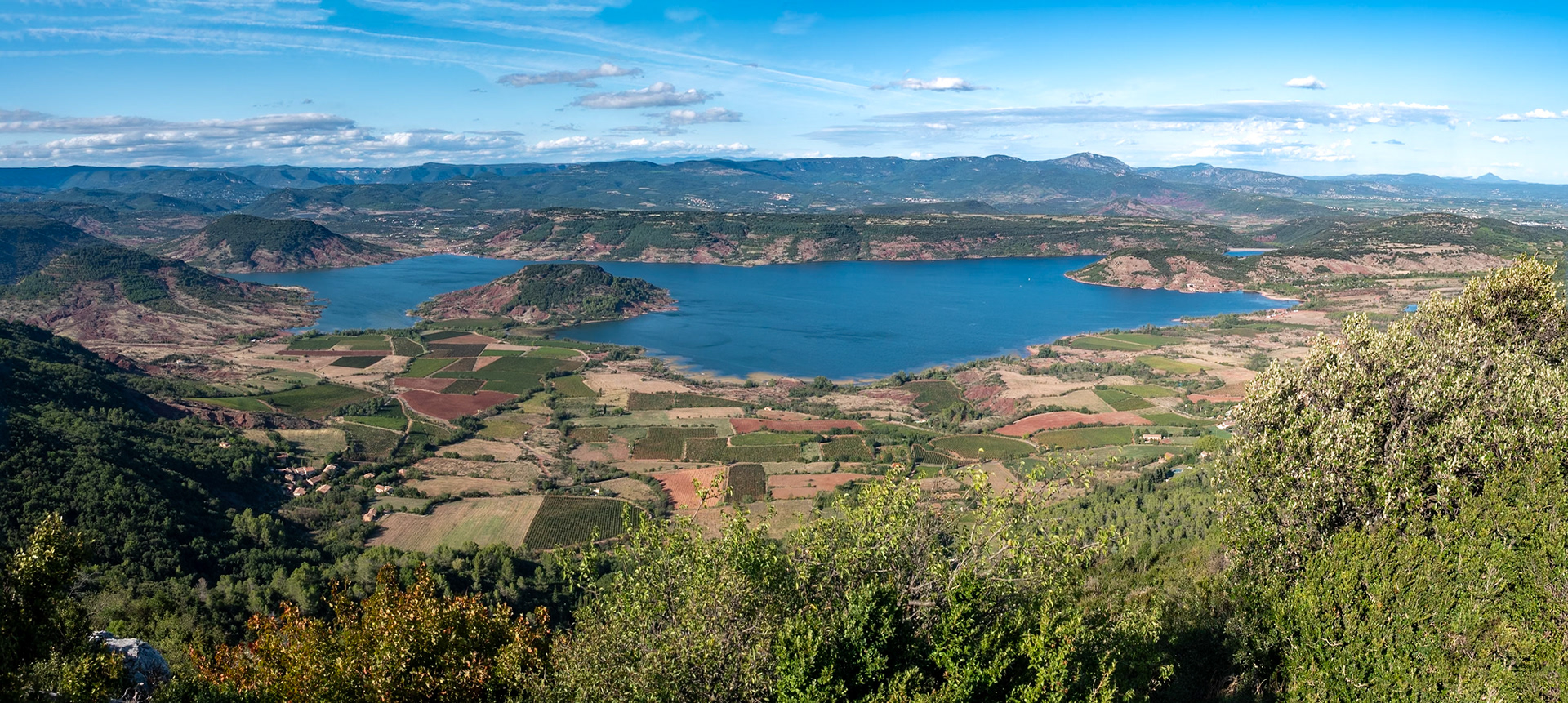 Le Salagou depuis le Liausson.