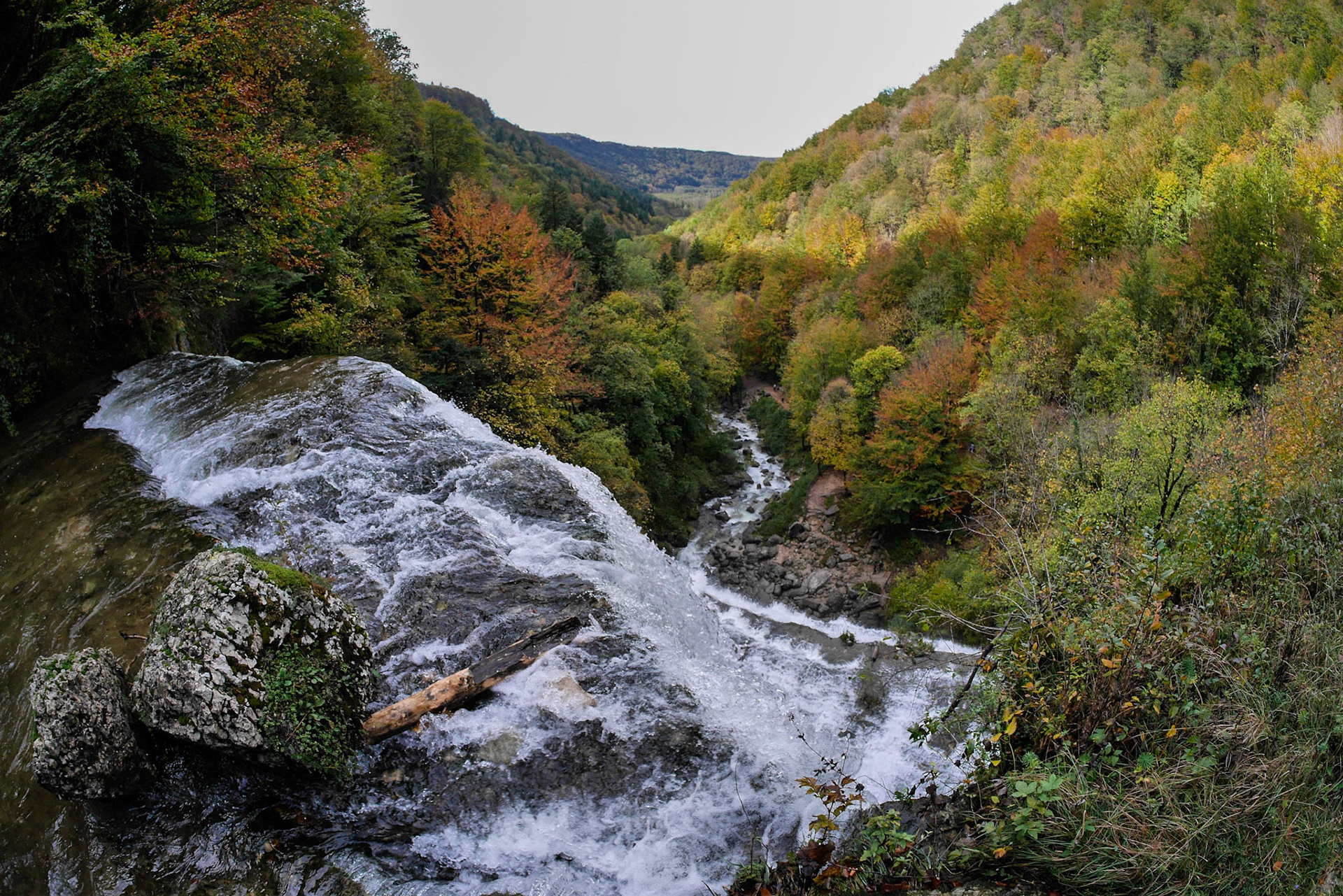 Cascades du Hérisson - l'eventail