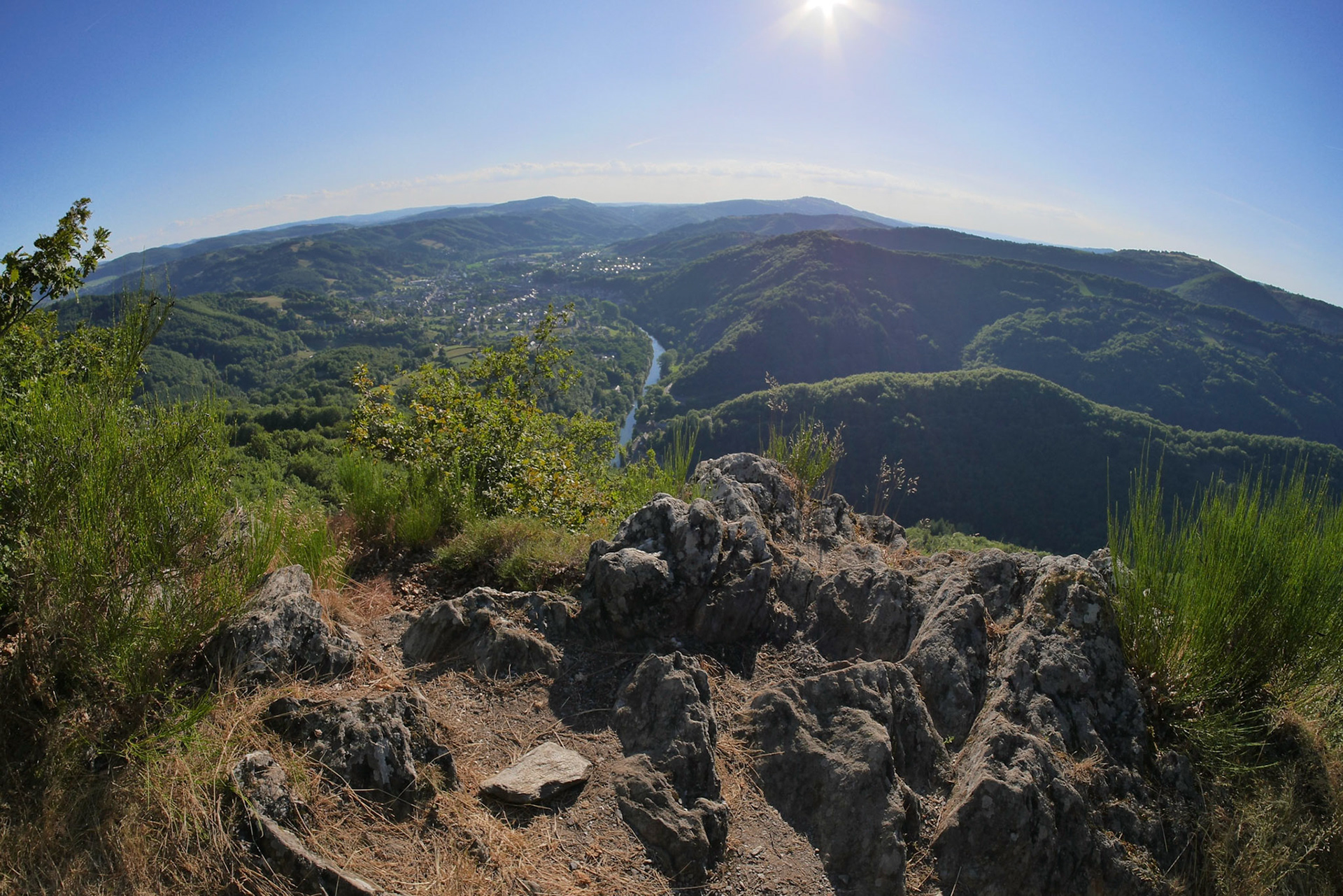 Belvédère au dessus de St Geniez d'Olt