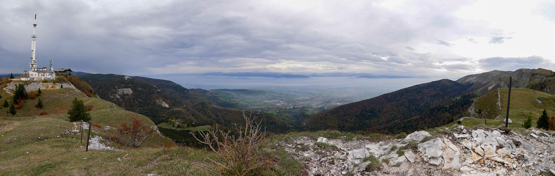Panorama du petit Mont-Rond