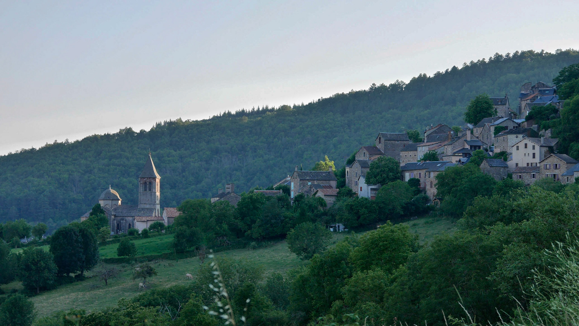 Coucher de soleil sur Montjaux