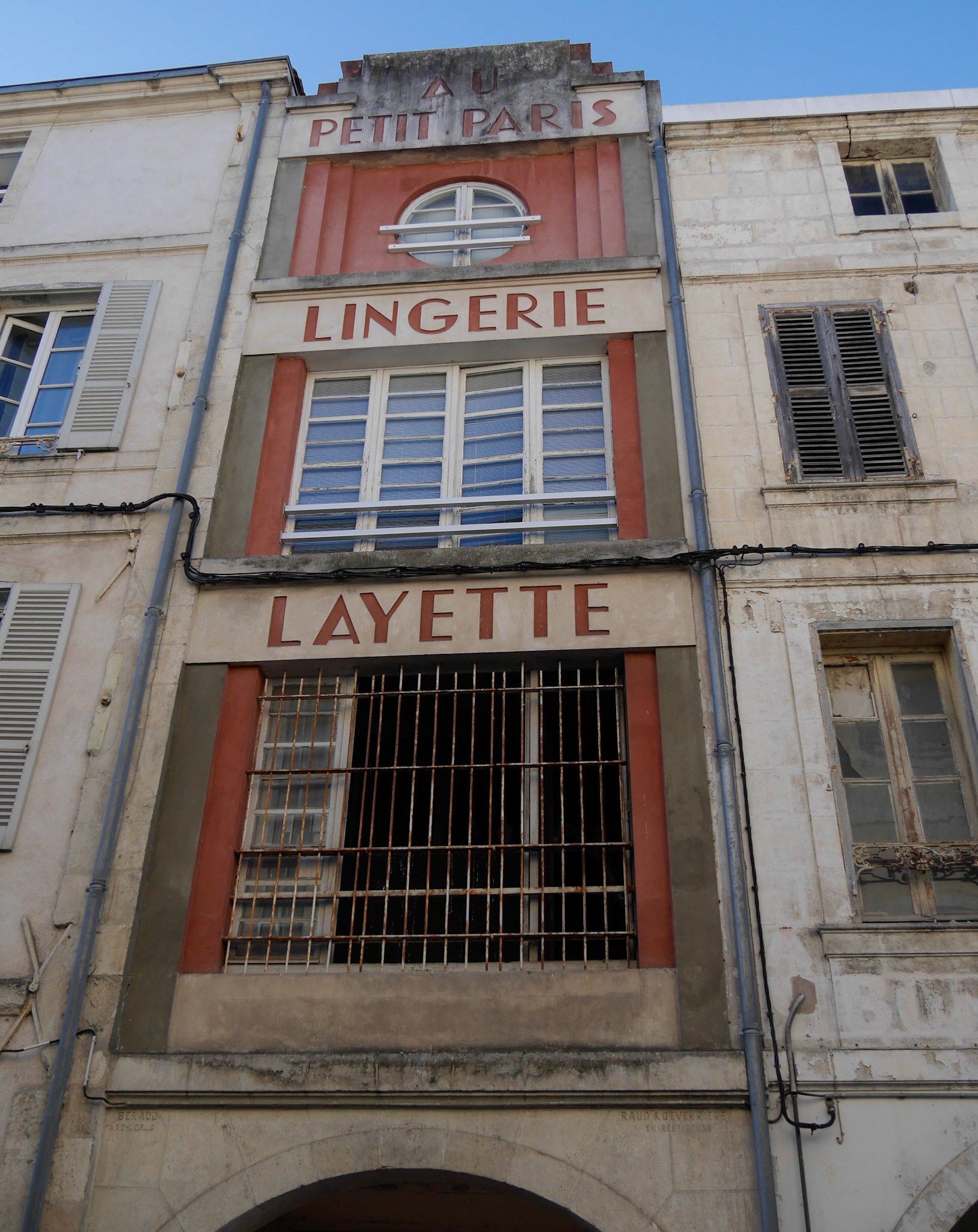 La Rochelle - vieille enseigne