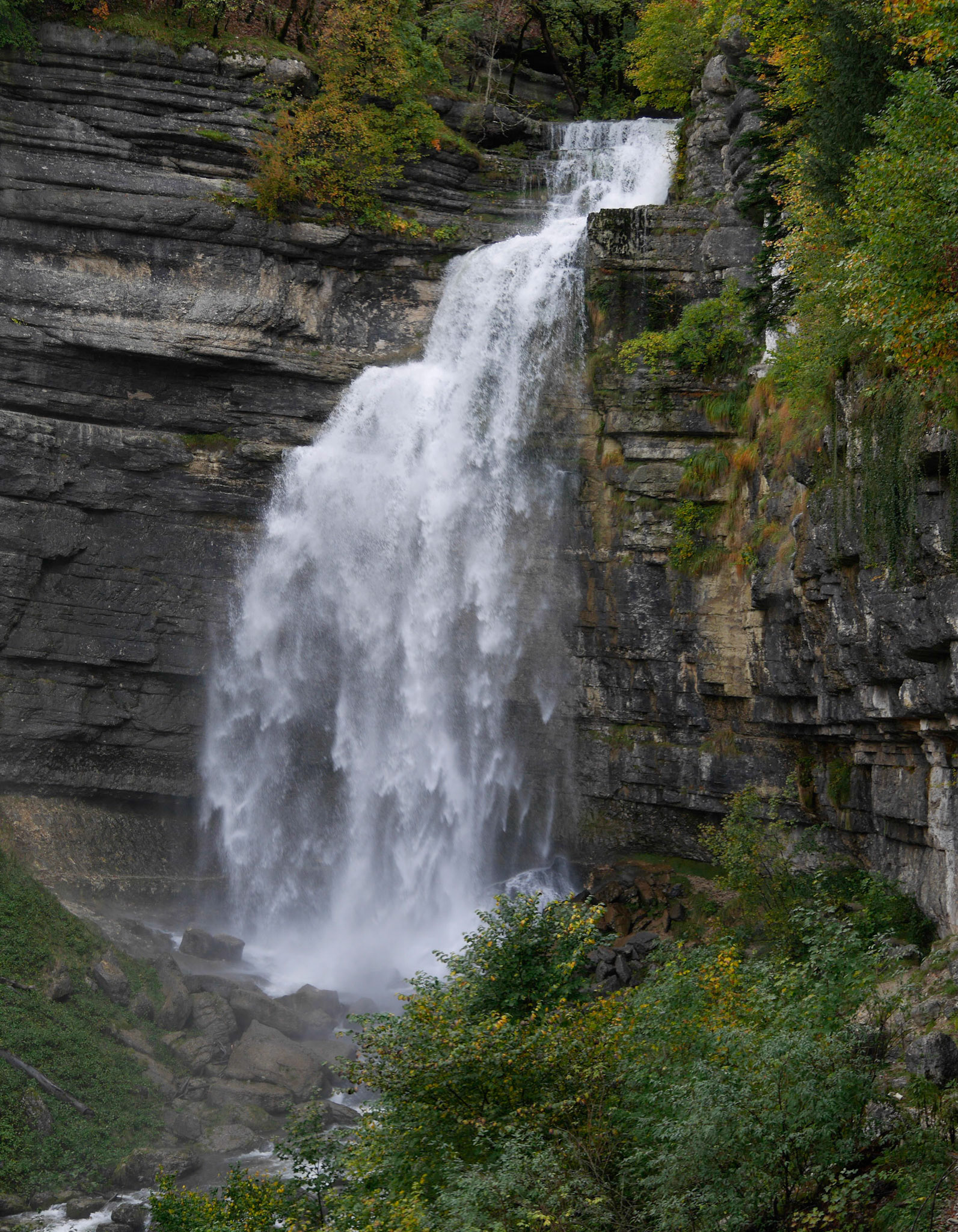 Cascades du Hérisson - grand saut