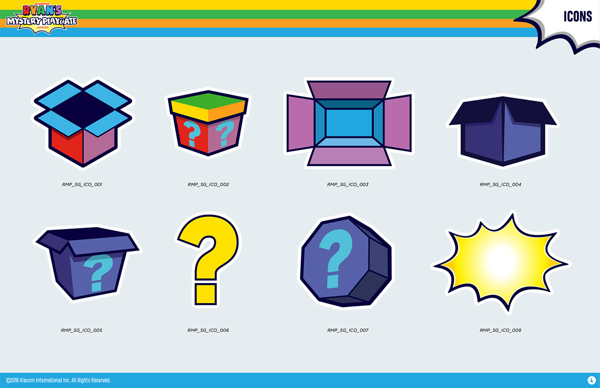 Anthony Petrie Print + Product Design, Inc. - Ryans Mystery Playdate On-Air Logo and Branding Guide
