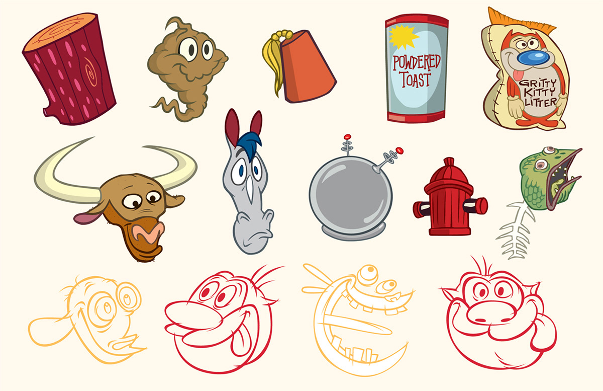 Anthony Petrie Print + Product Design, Inc. - Ren & Stimpy Style Guide  Refresh