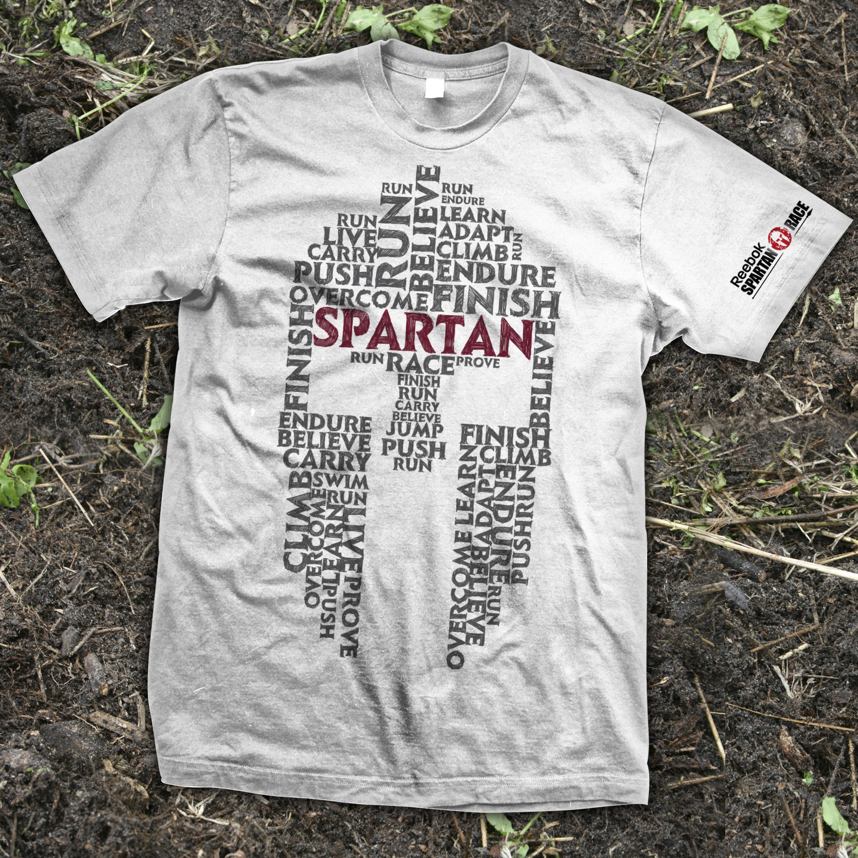 Reebok spartan race t on sale shirts