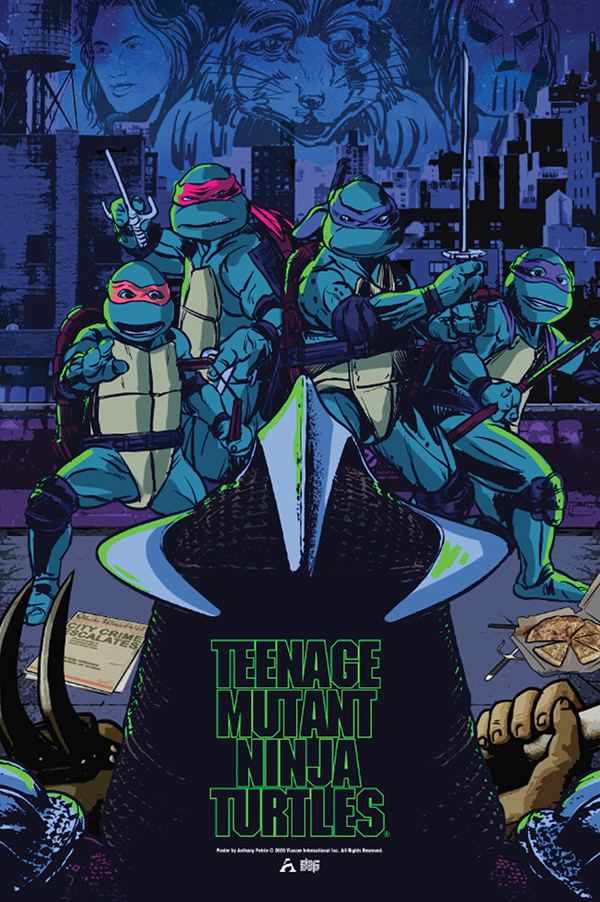 Anthony Petrie Print + Product Design, Inc. - TMNT 1990 Poster