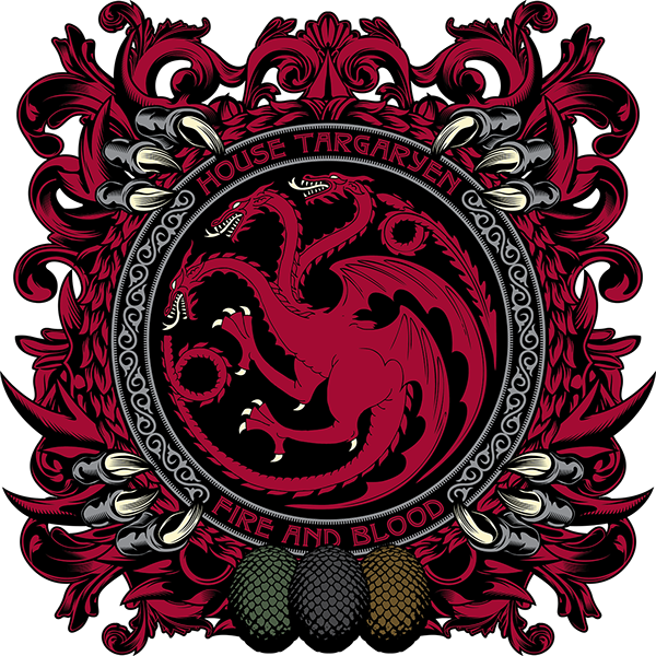 Anthony Petrie Print + Product Design, Inc. - House of the Dragon Sigil ...