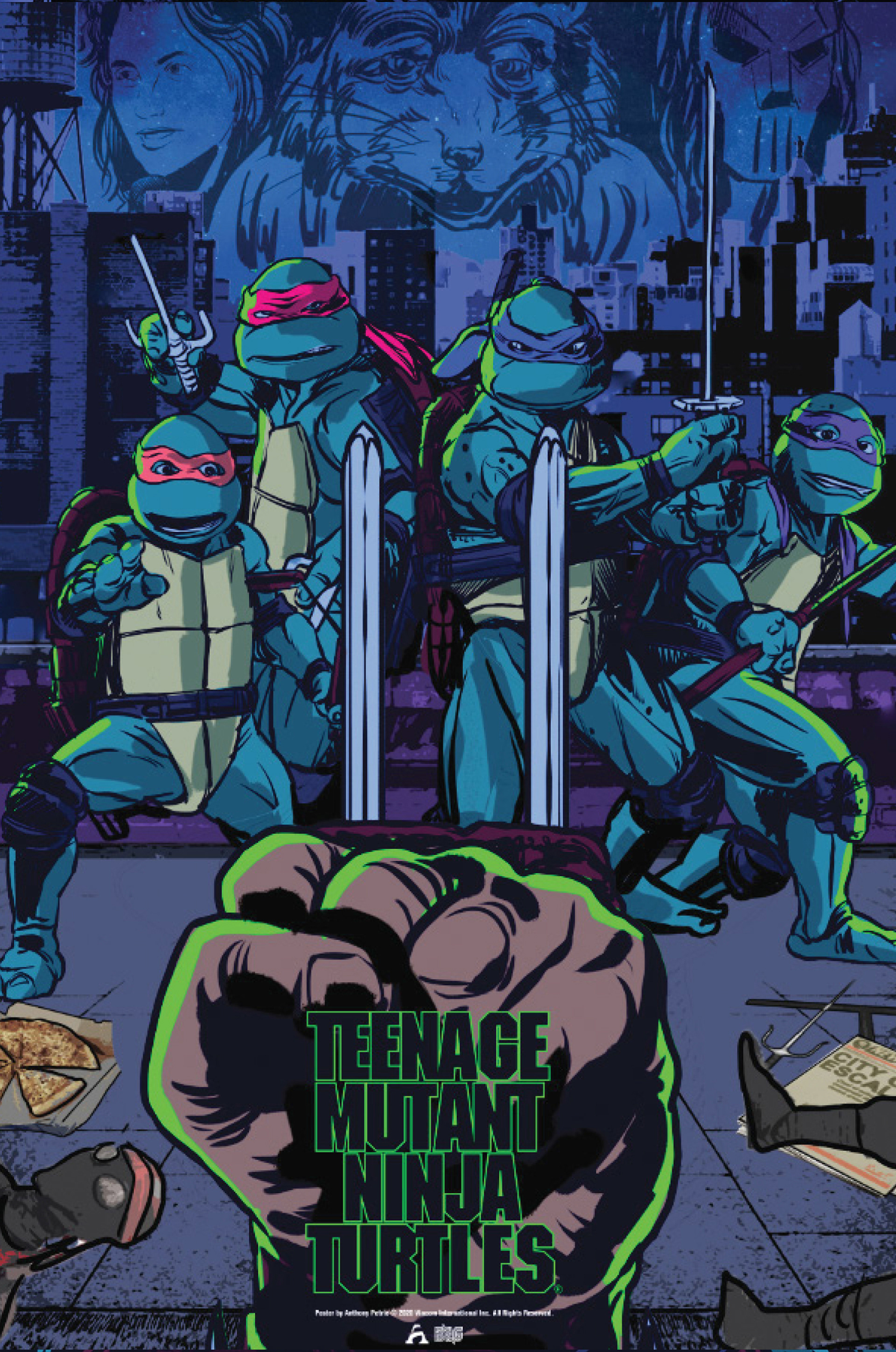 Anthony Petrie Print + Product Design, Inc. - TMNT 1990 Poster