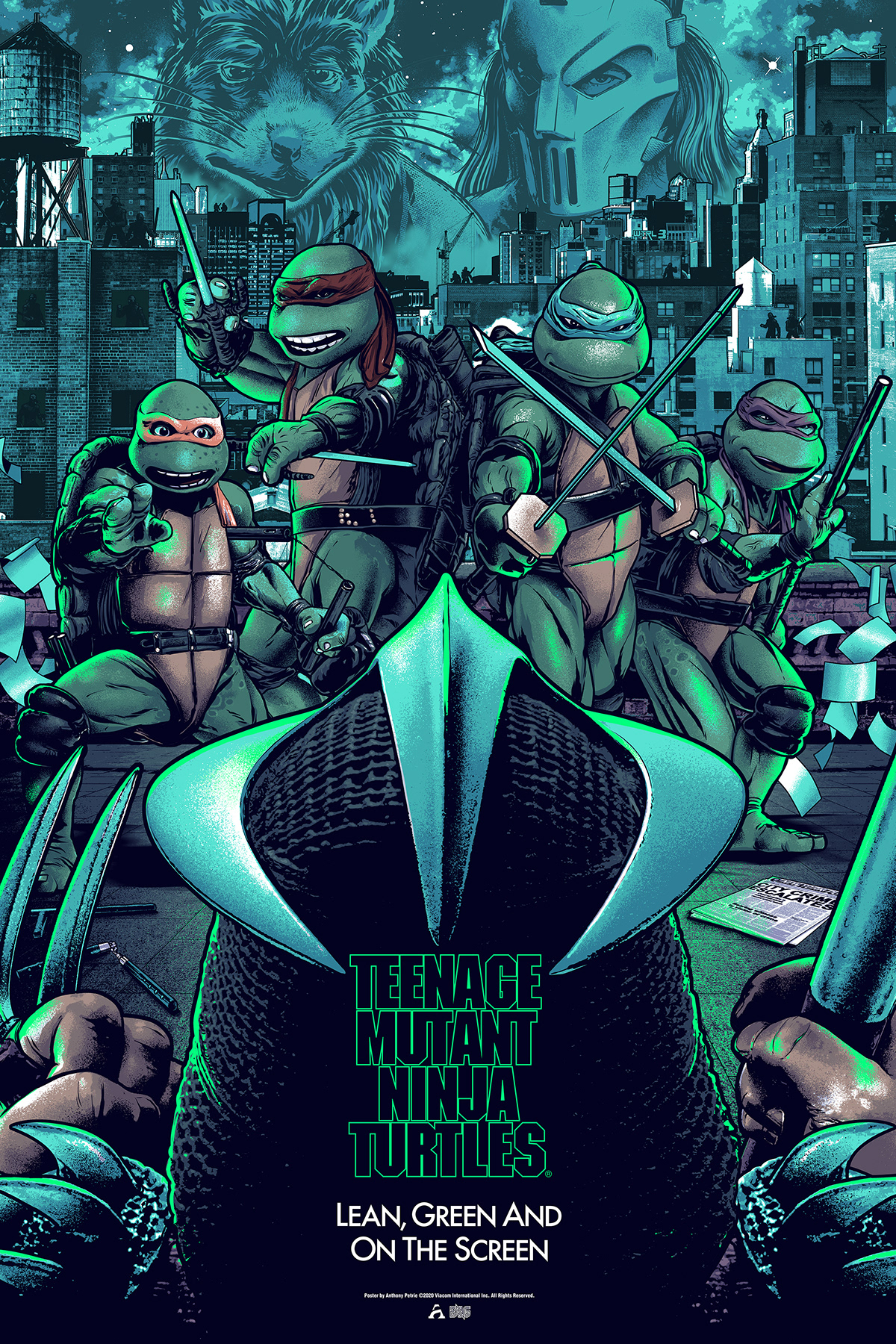 Anthony Petrie Print + Product Design, Inc. - TMNT 1990 Poster