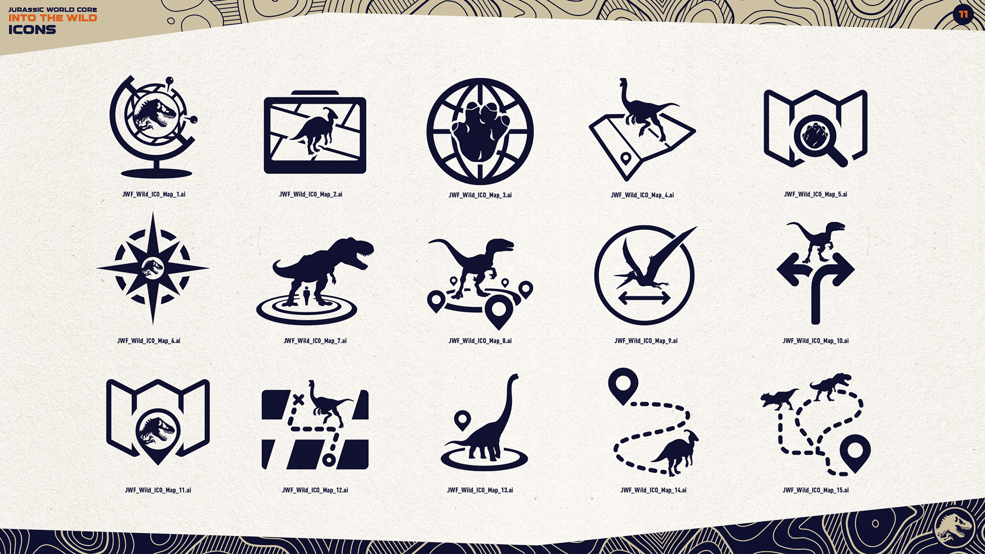 Anthony Petrie Print + Product Design, Inc. - Jurassic World &ldquo;Into 