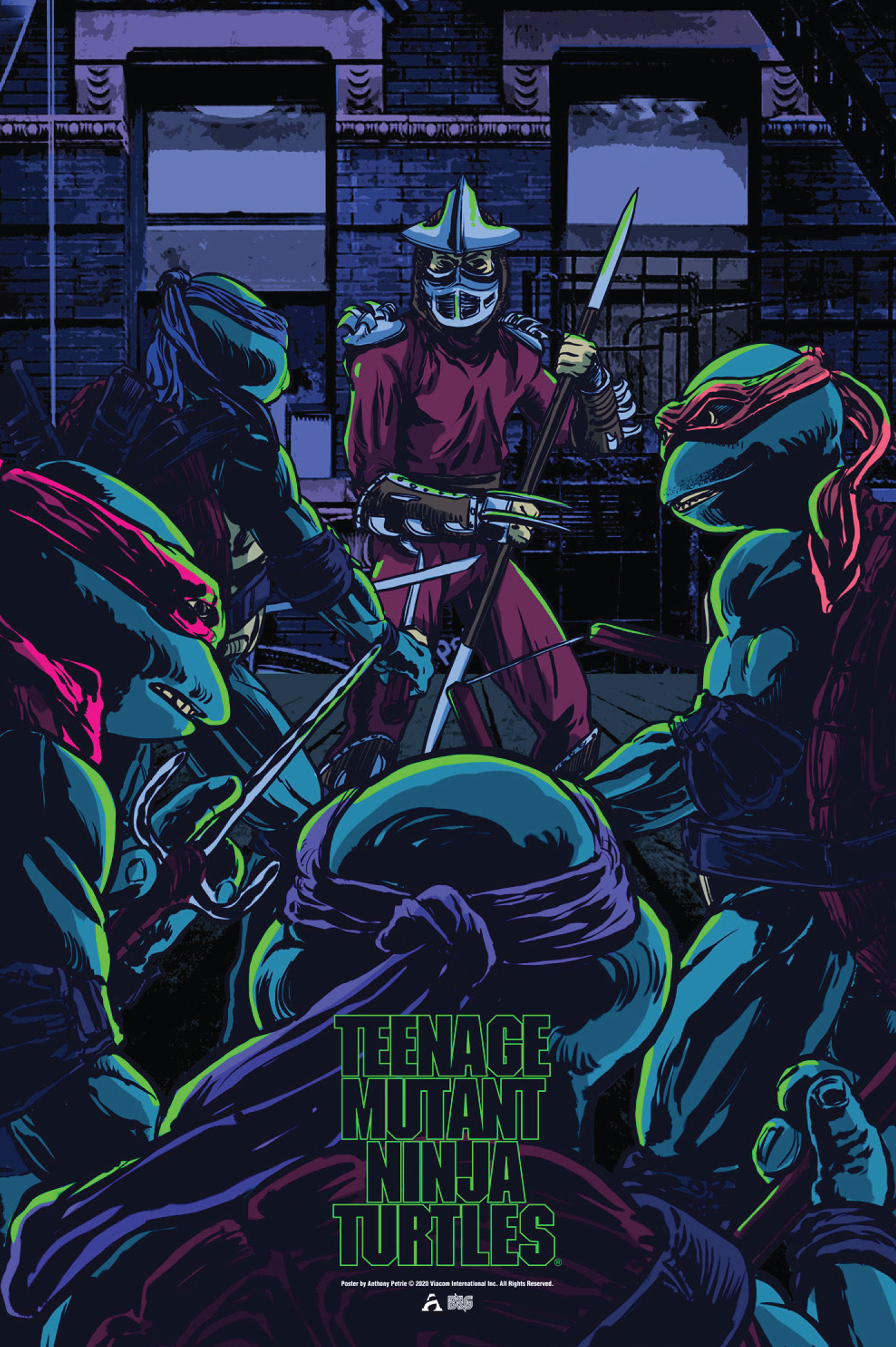 Anthony Petrie Print + Product Design, Inc. - Tmnt 1990 Poster