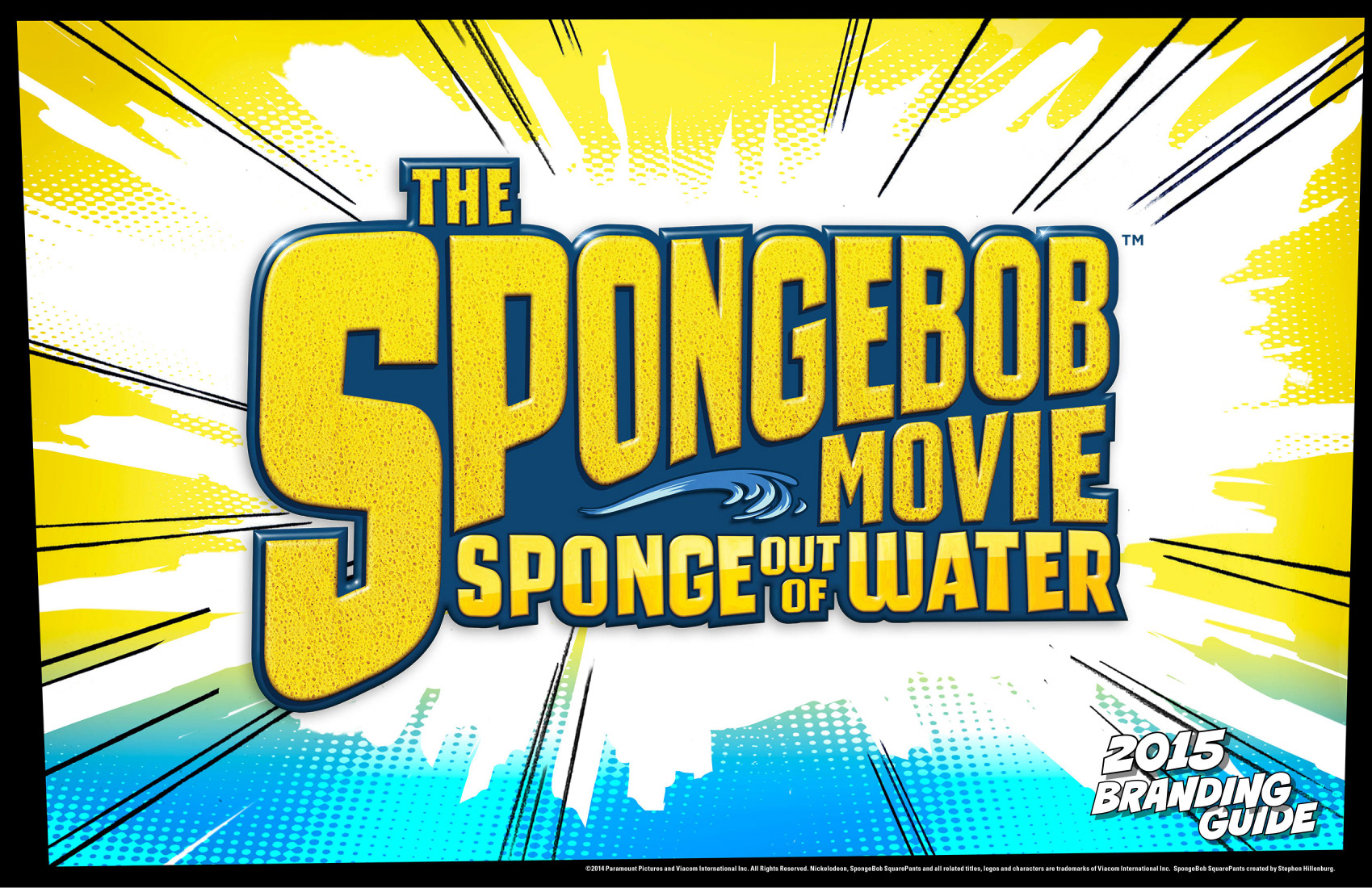 the spongebob movie sponge out of water logo