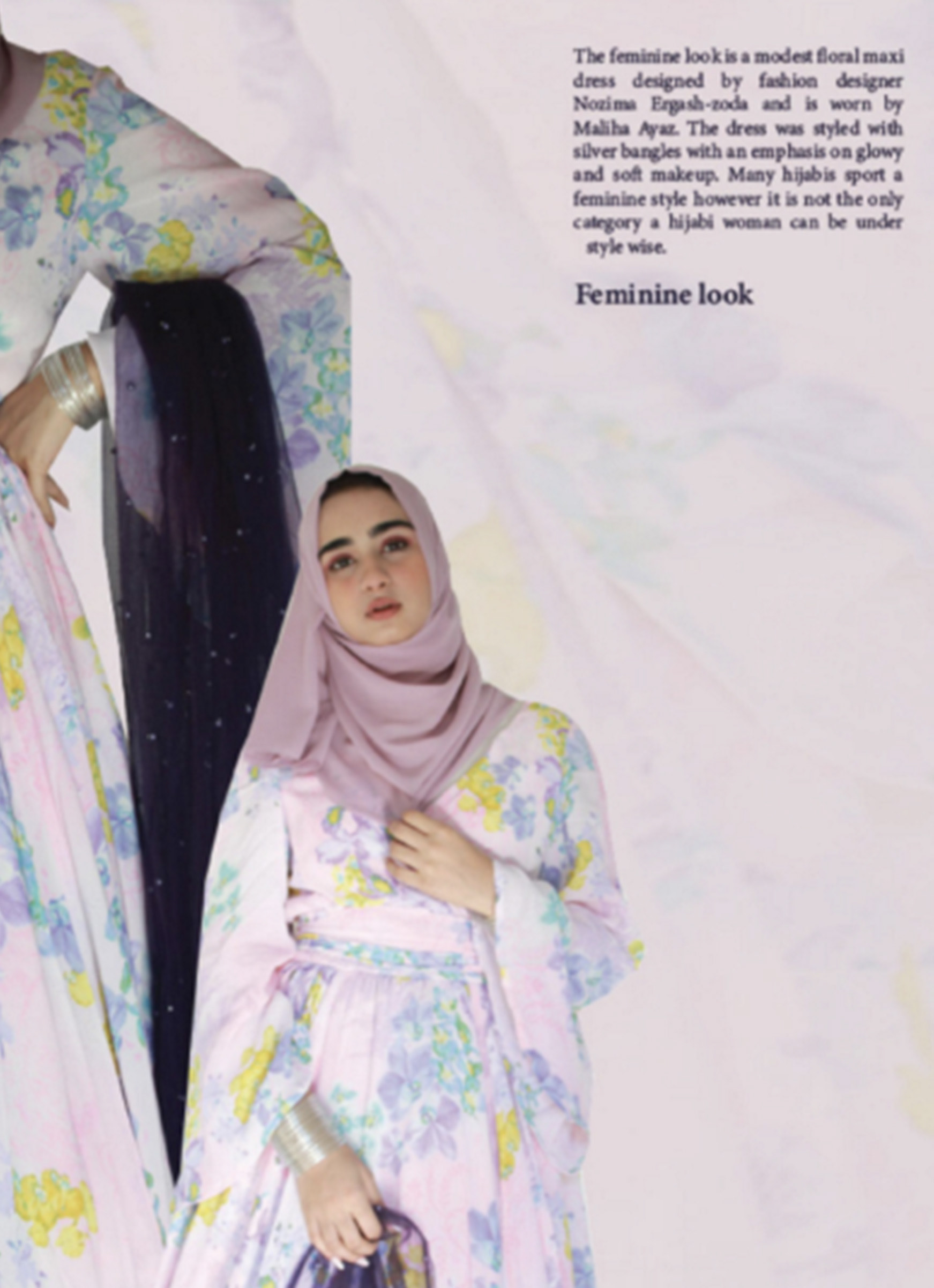 Look featured in Noor magazine. Modeled by Amai Lili