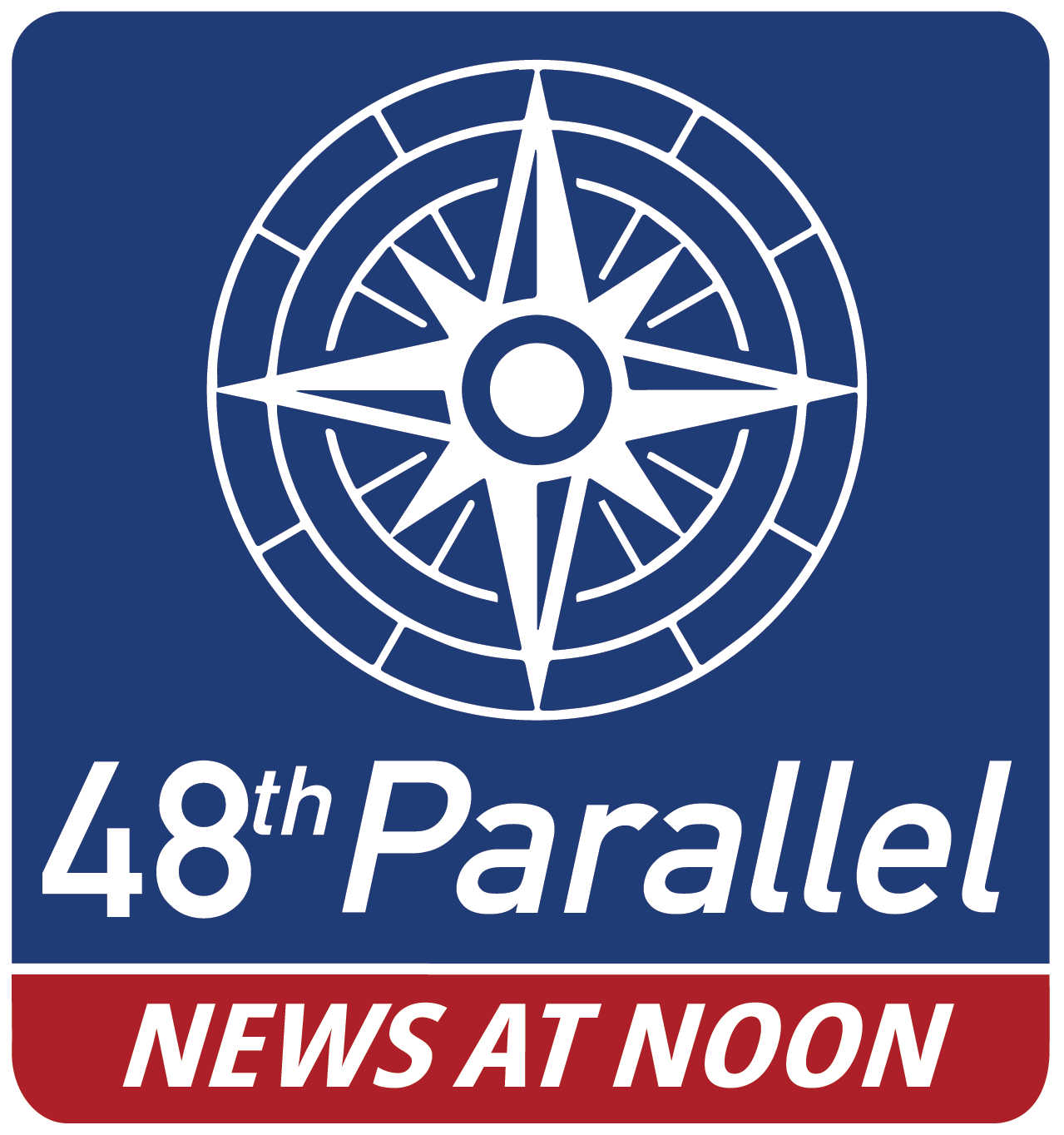 48th Parallel Vertical News Logo