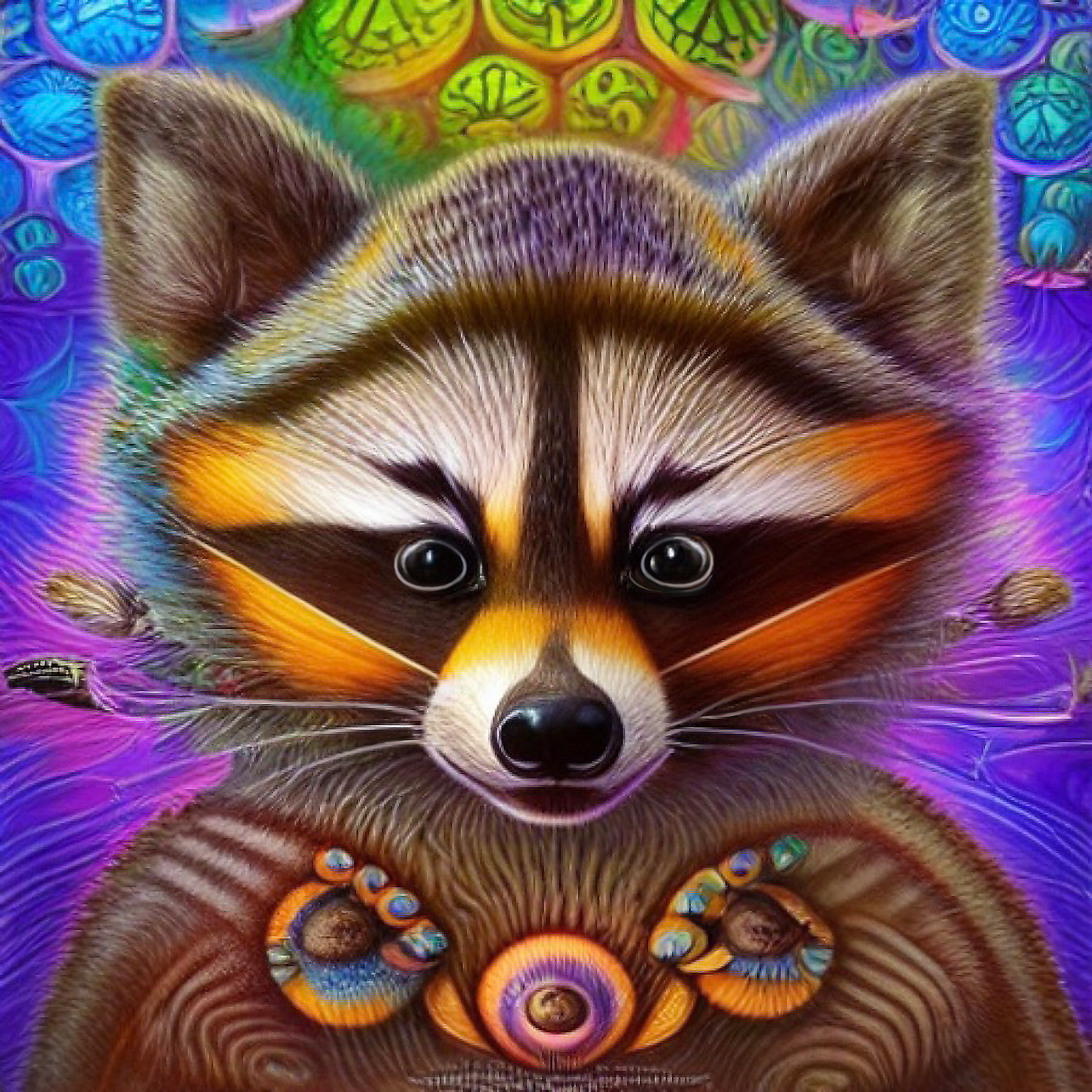 Rocky Raccoon Animal Spirit