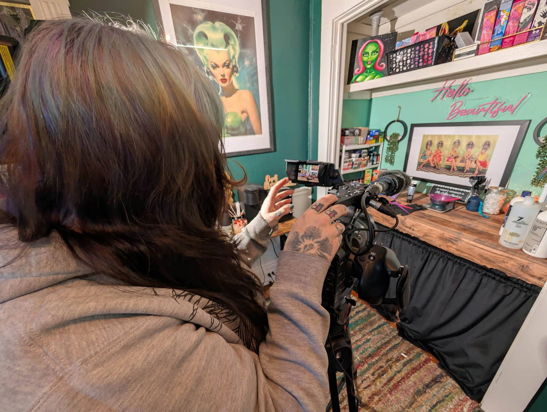 Hair Salon Shoot