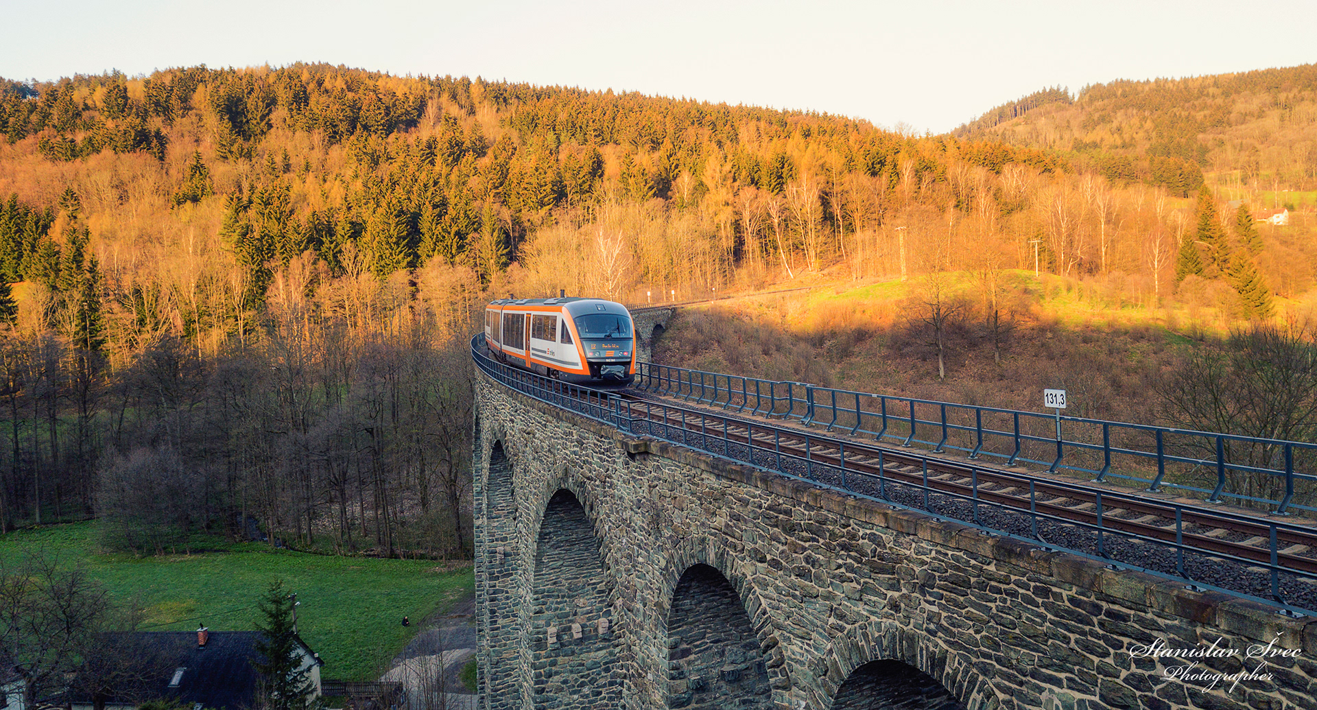 Novinský viadukt - Kryštofovo údolí