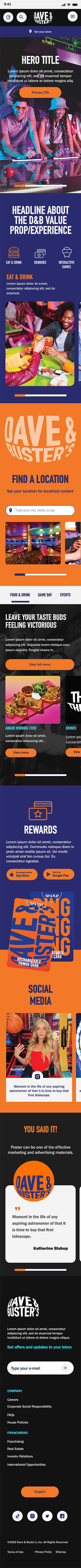 Mobile - High-Fidelity mockup designed in Adobe XD