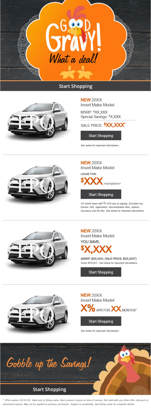 fall email template