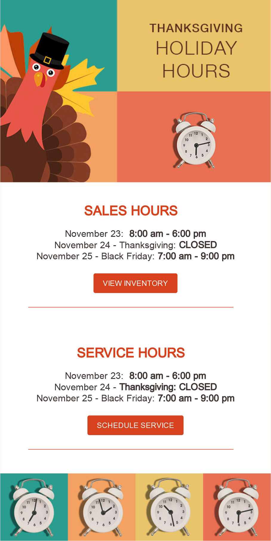 fall email template