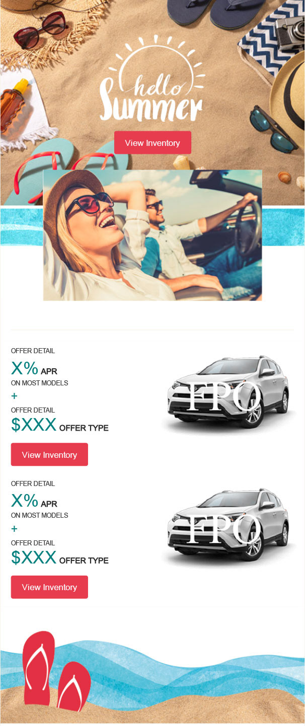 Summer email template