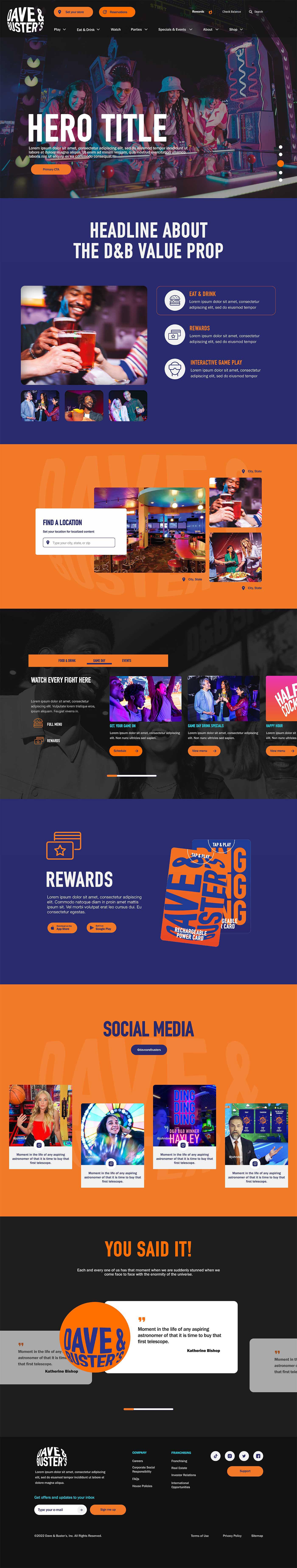 Desktop - High-Fidelity mockup designed in Adobe XD