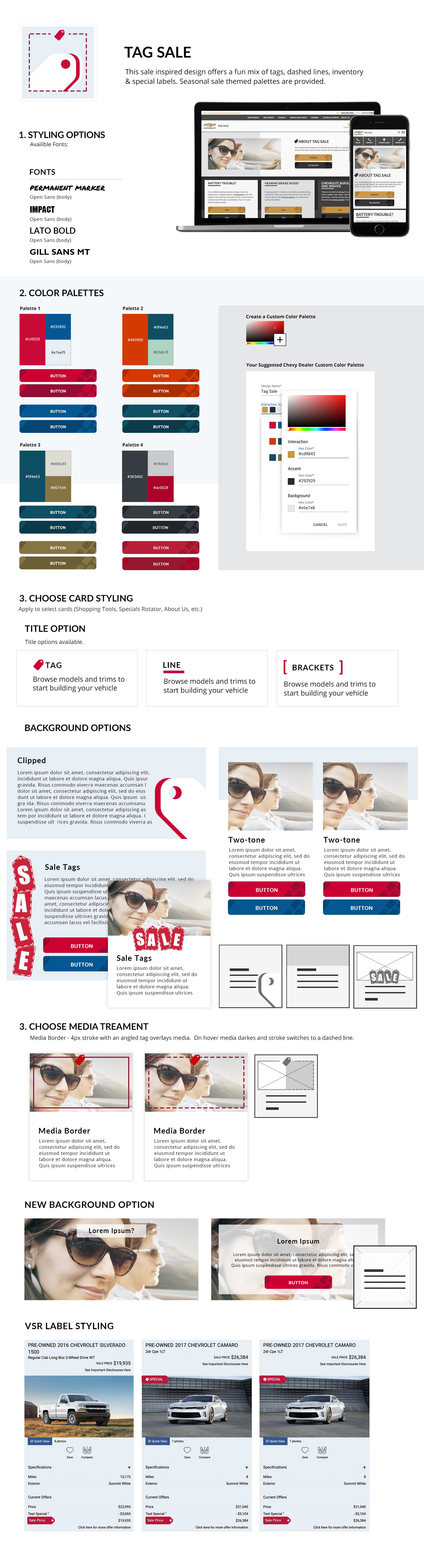 Tag Sale - Site wide sales event theme