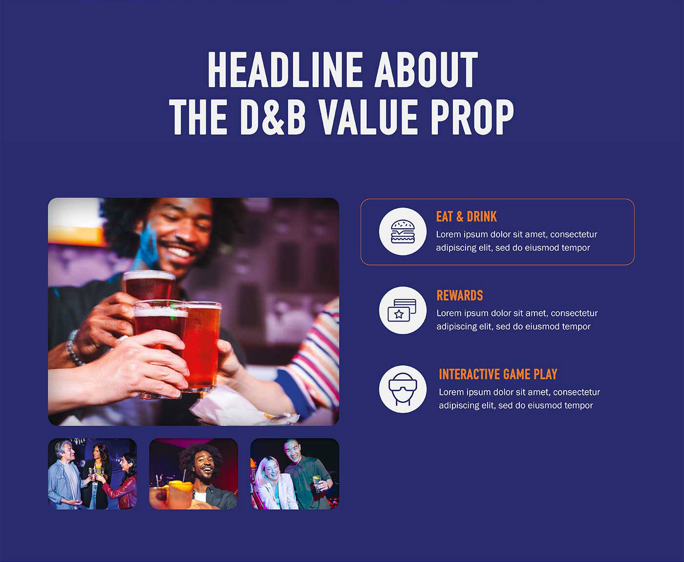 Dave & Busters Value Prop Toggle - XD