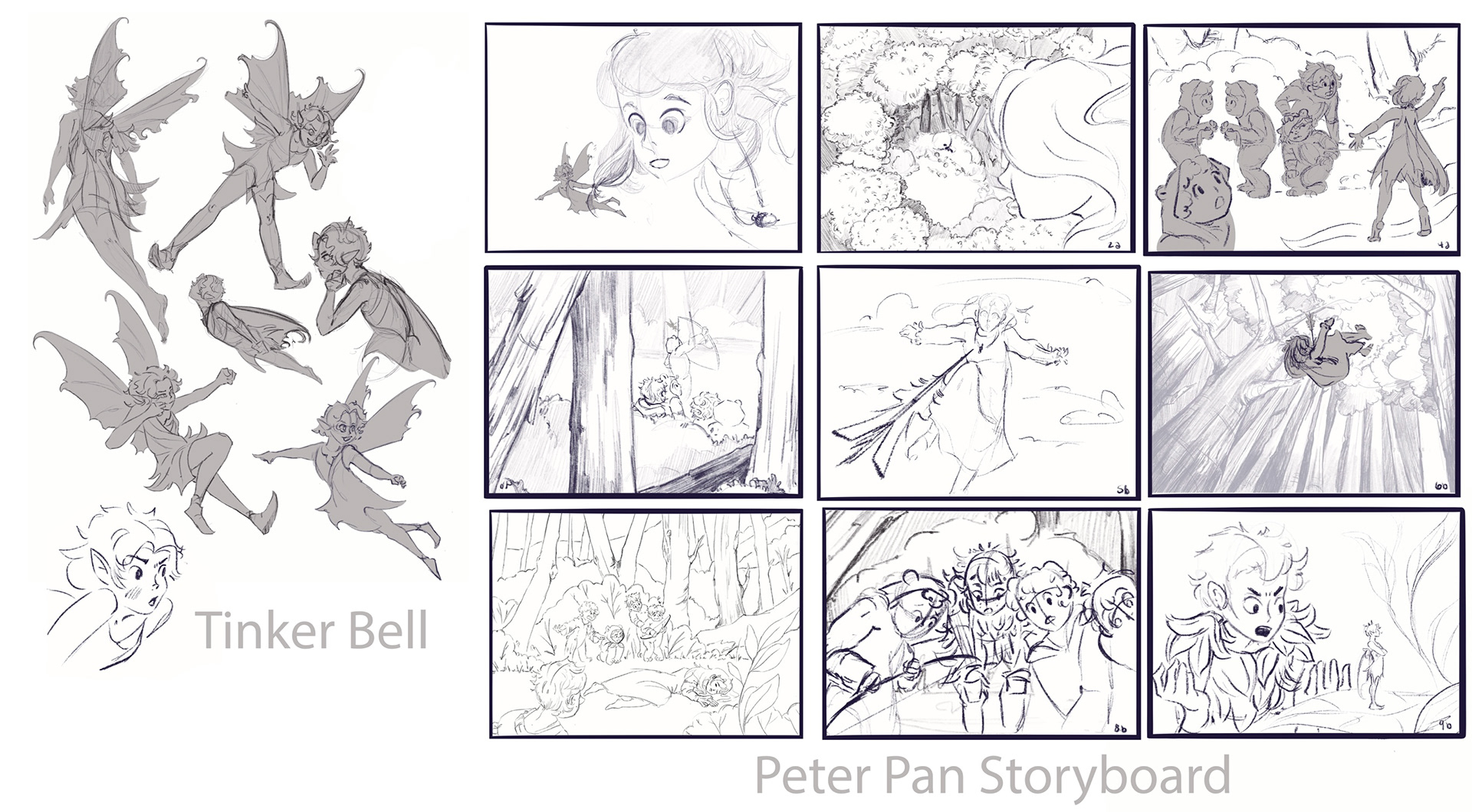 Peter Pan Storyboard