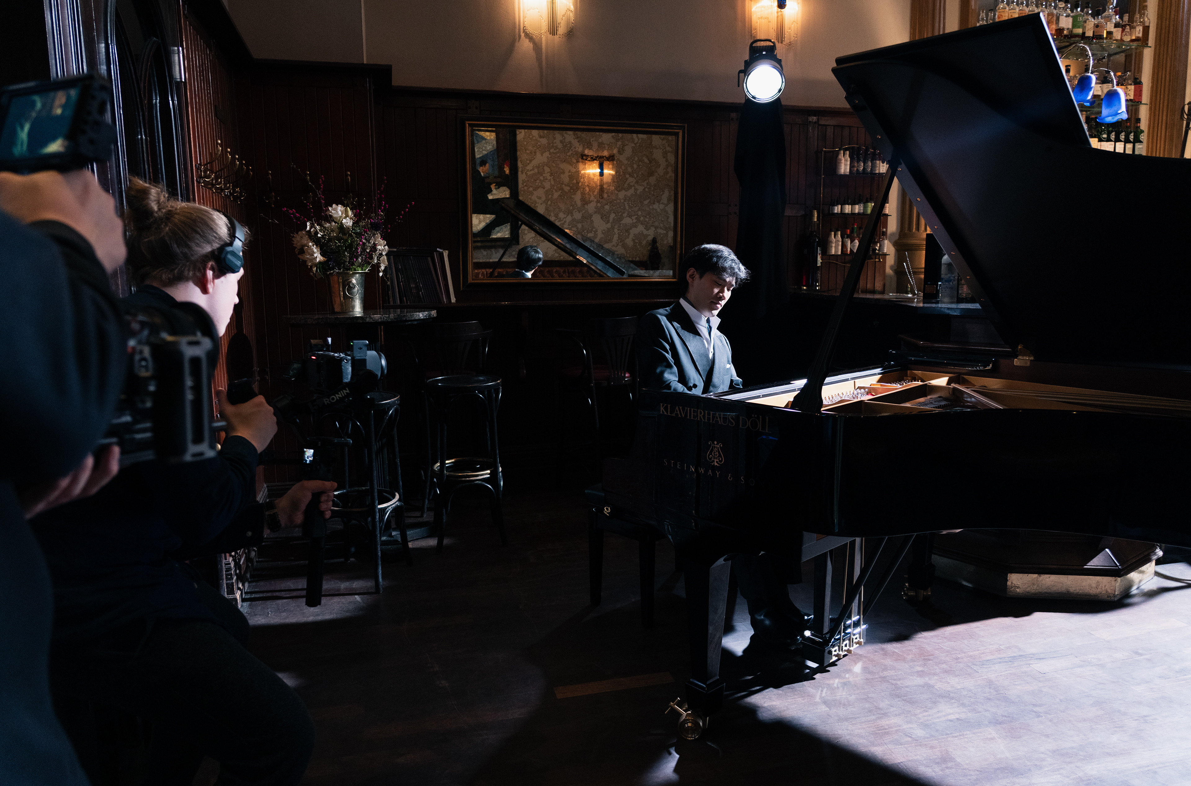 filming Bruce Liu for Deutsche Grammophon