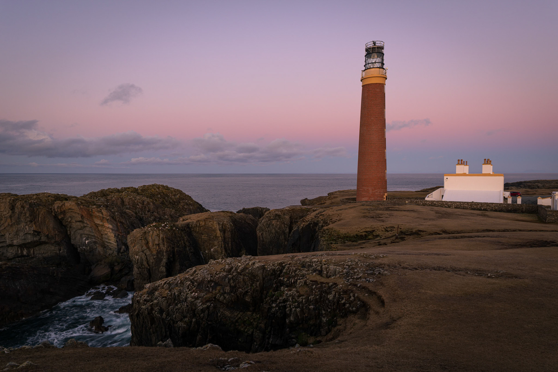 Butt of Lewis Sunset