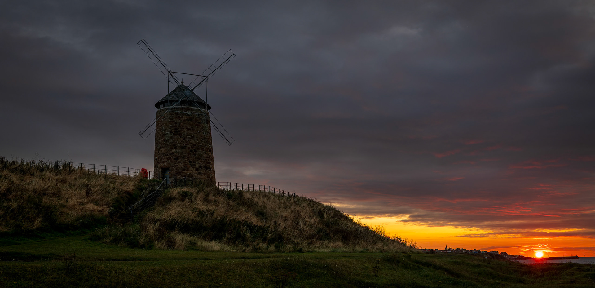 St Monans Windmill at Sunrise