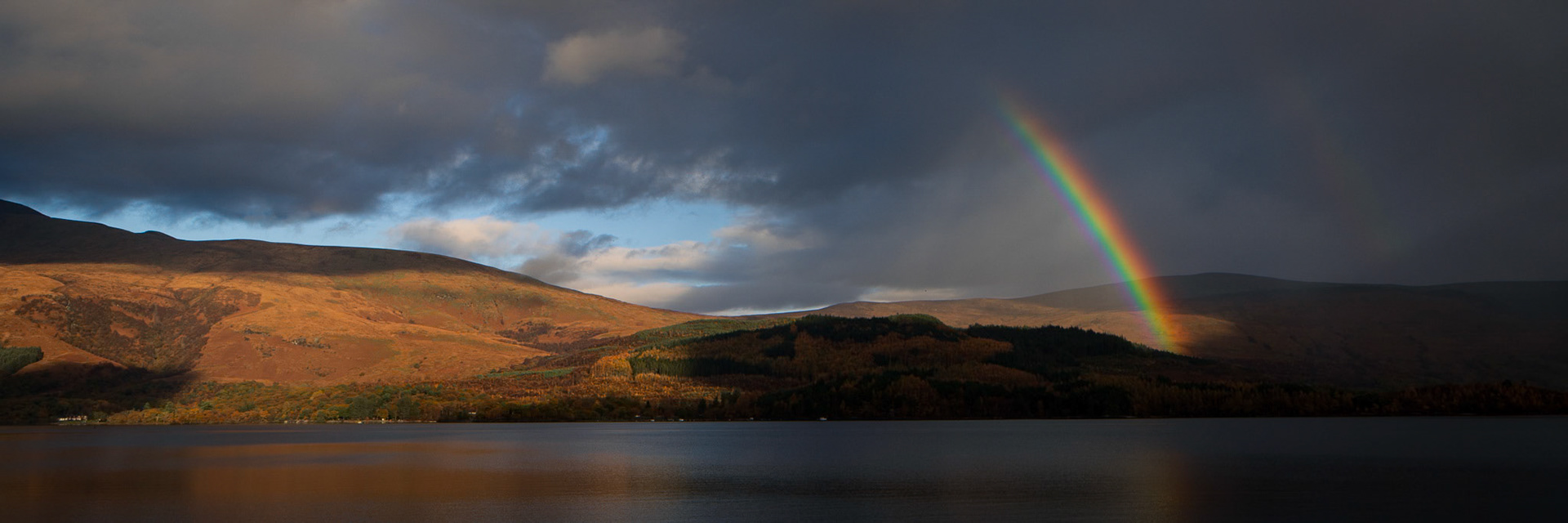 Rainbow over Loch Lomond