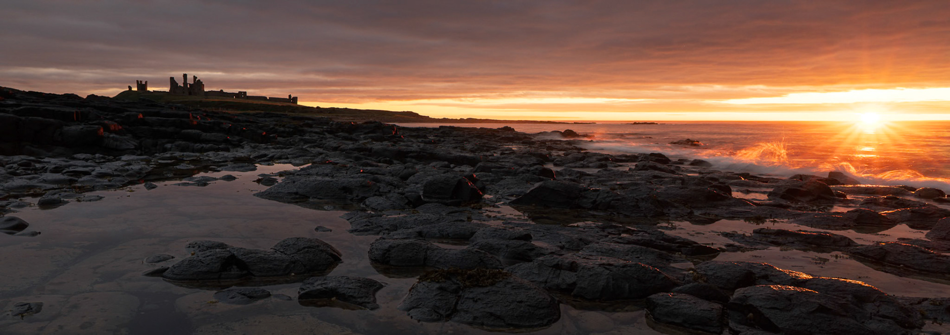 Sunrise at Dunstanburgh Castle