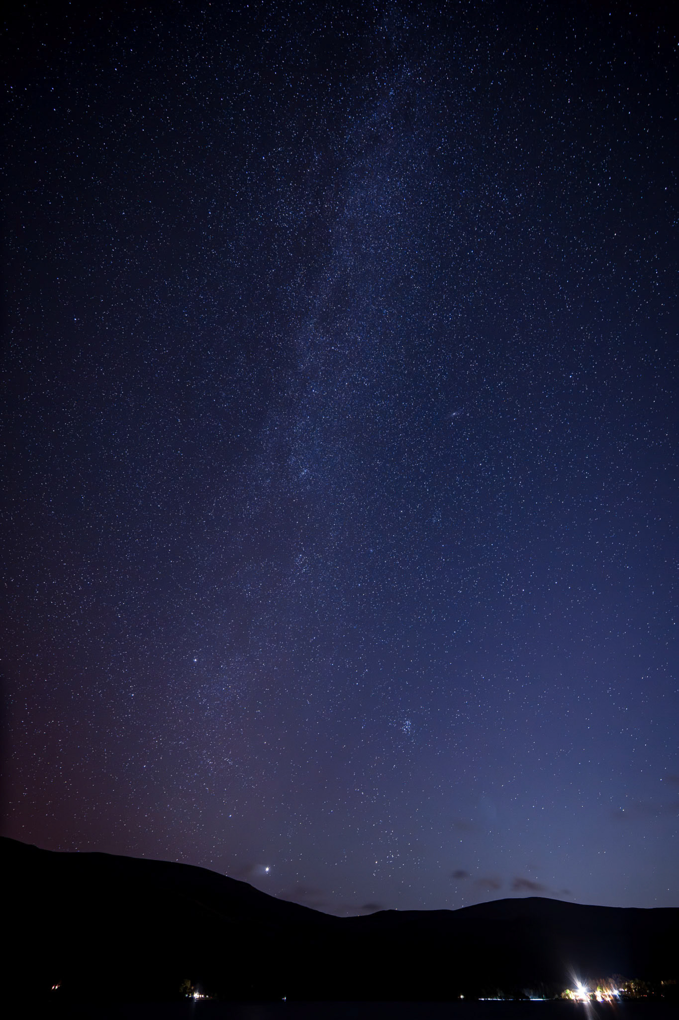 Milky Way over Loch Lomond