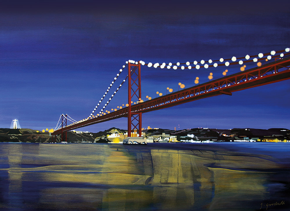 Lisbon Bridge - Acrylic on canvas (122 x 91cm)