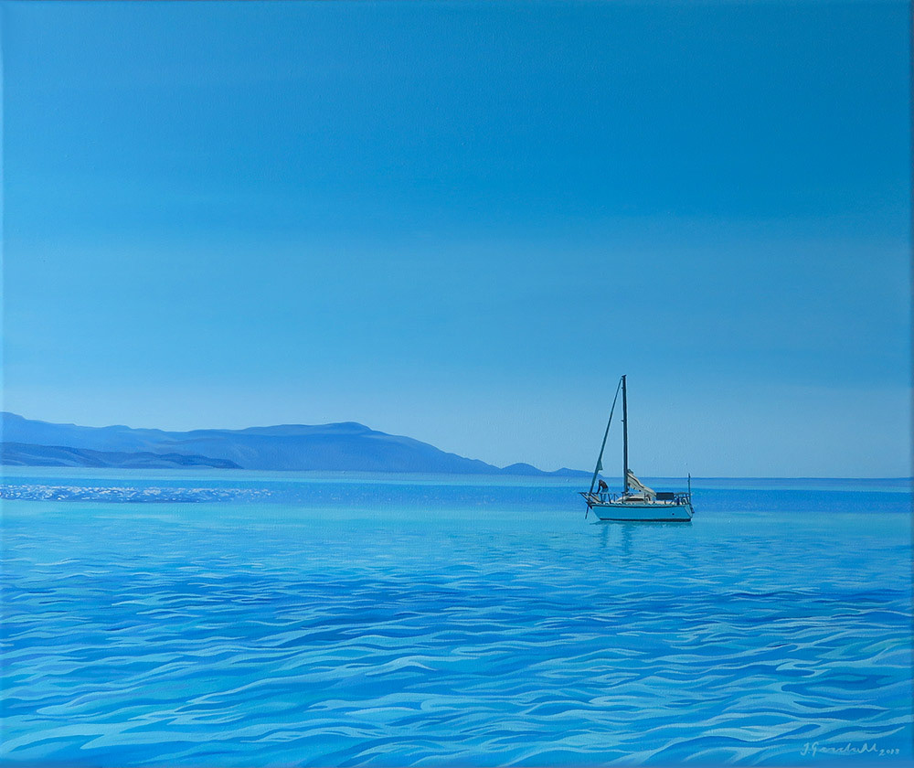 Beyond the Sea - Acrylic on canvas (60 x 70cm)