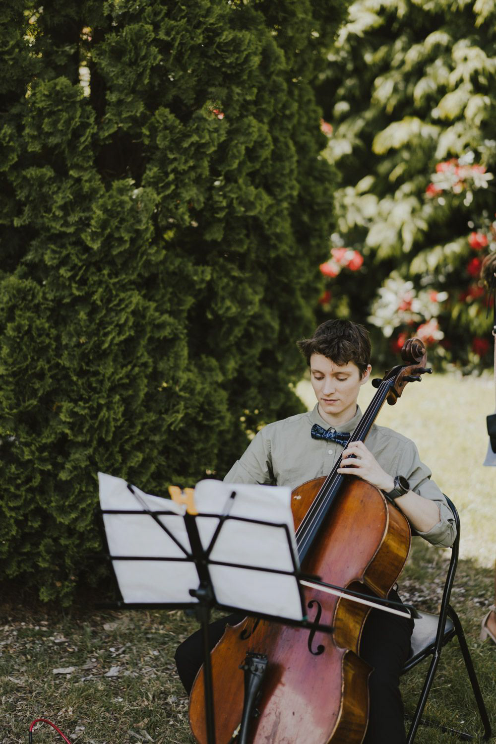 Performing at a wedding (2022)