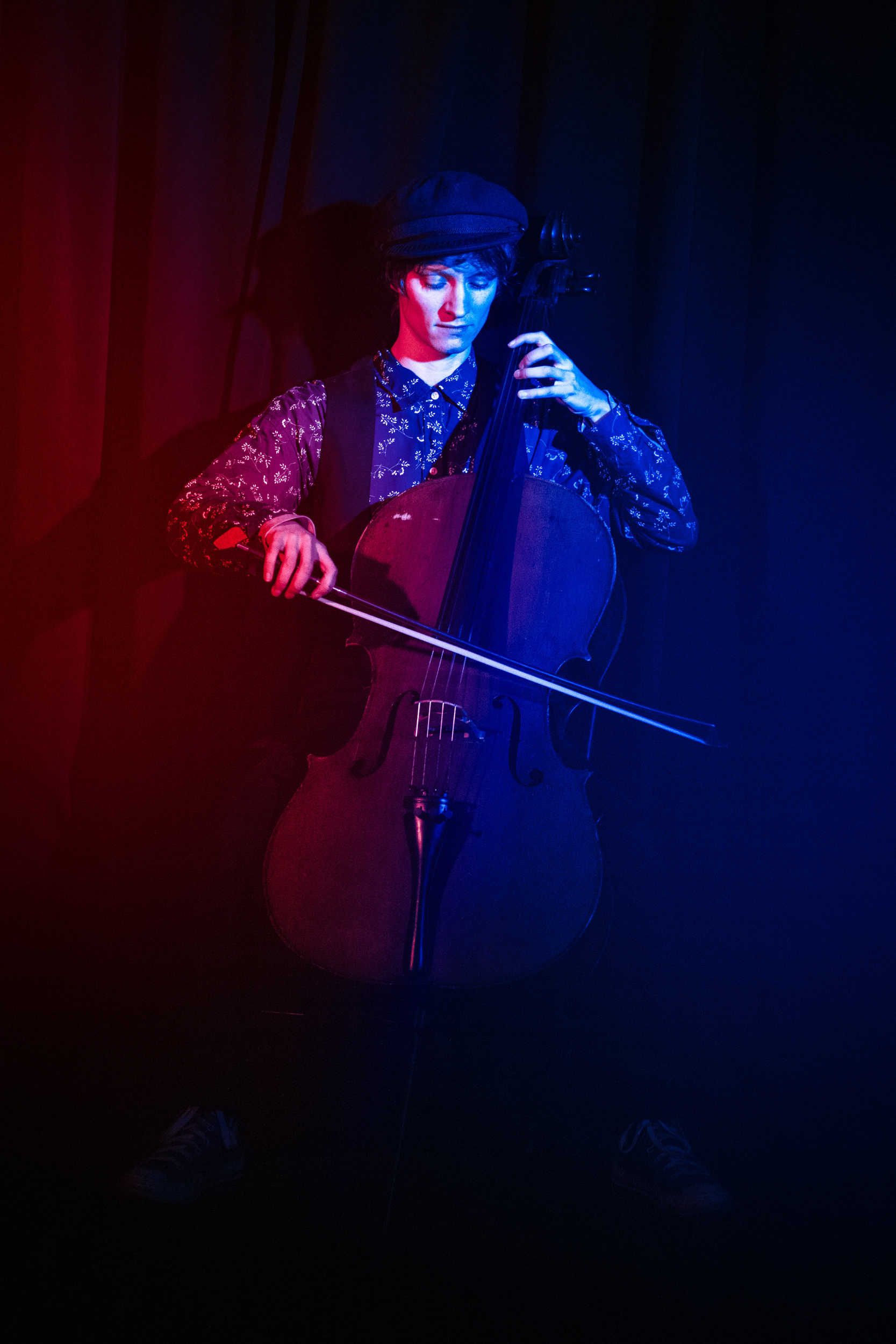 Improvisational cello during Time Lord by Innes Lloyd (2022)