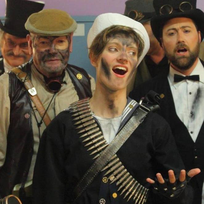 Singing in "Pirates of Penzance" with the Gilbert and Sullivan Society of Victoria in 2018