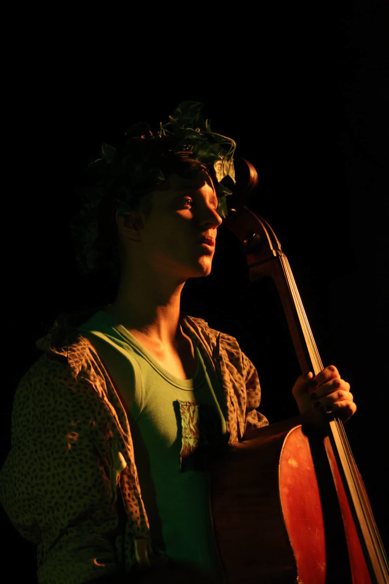 Singing harmonies in "My Queer Spiritual Entropy" during Mebourne Fringe Festival