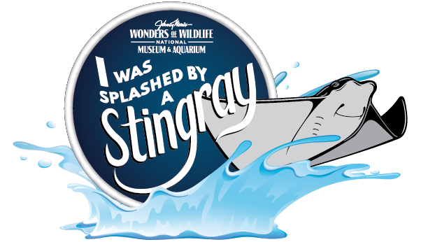 Stingray Splash Sticker