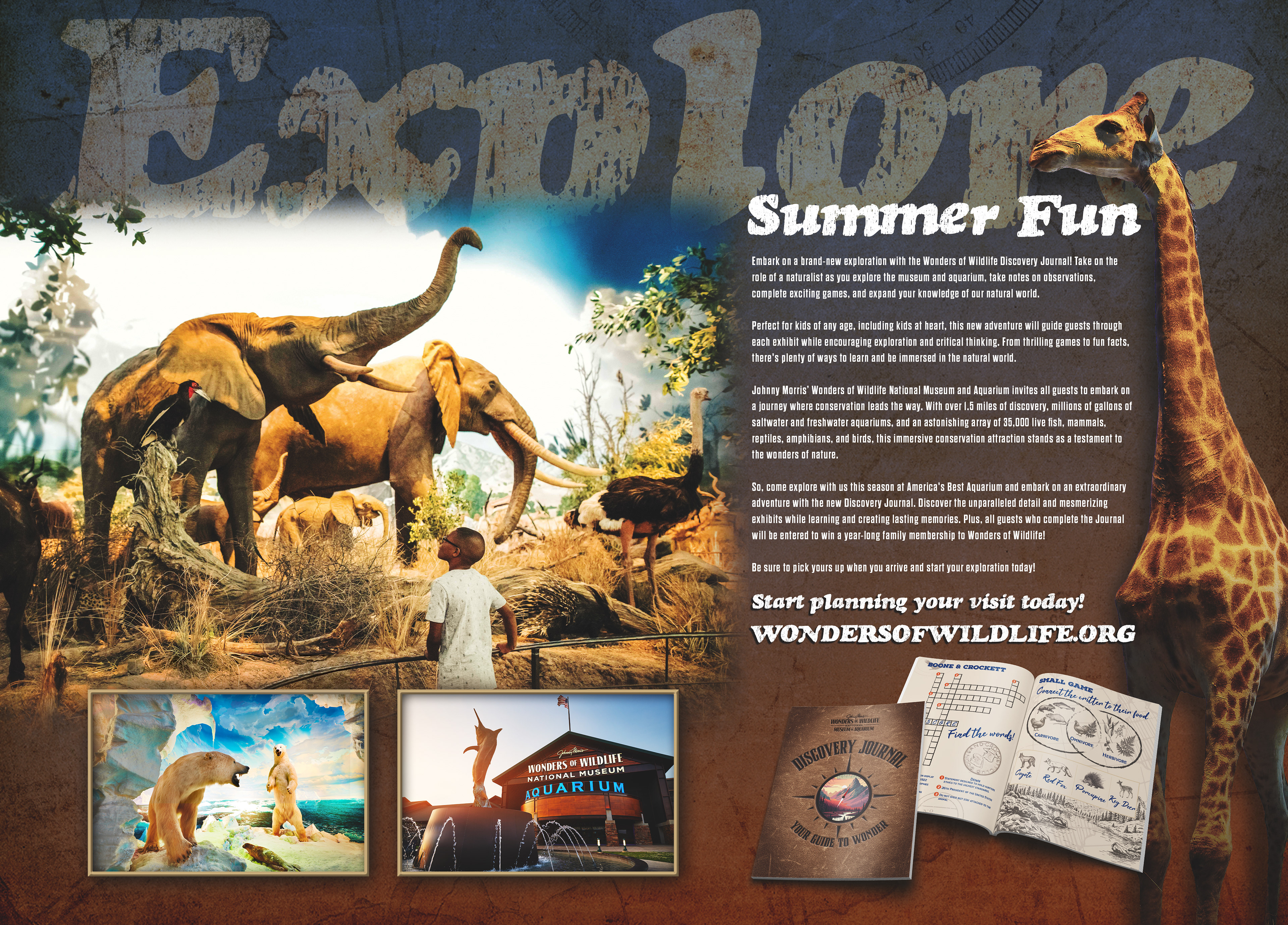 Wonders of Wildlife 2-Page Spread