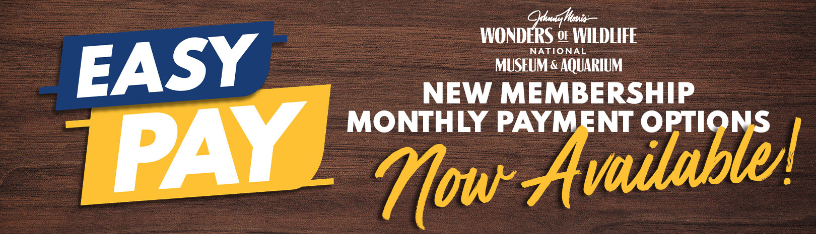 Wonders of Wildlife Digital Billboard - EasyPay campaign