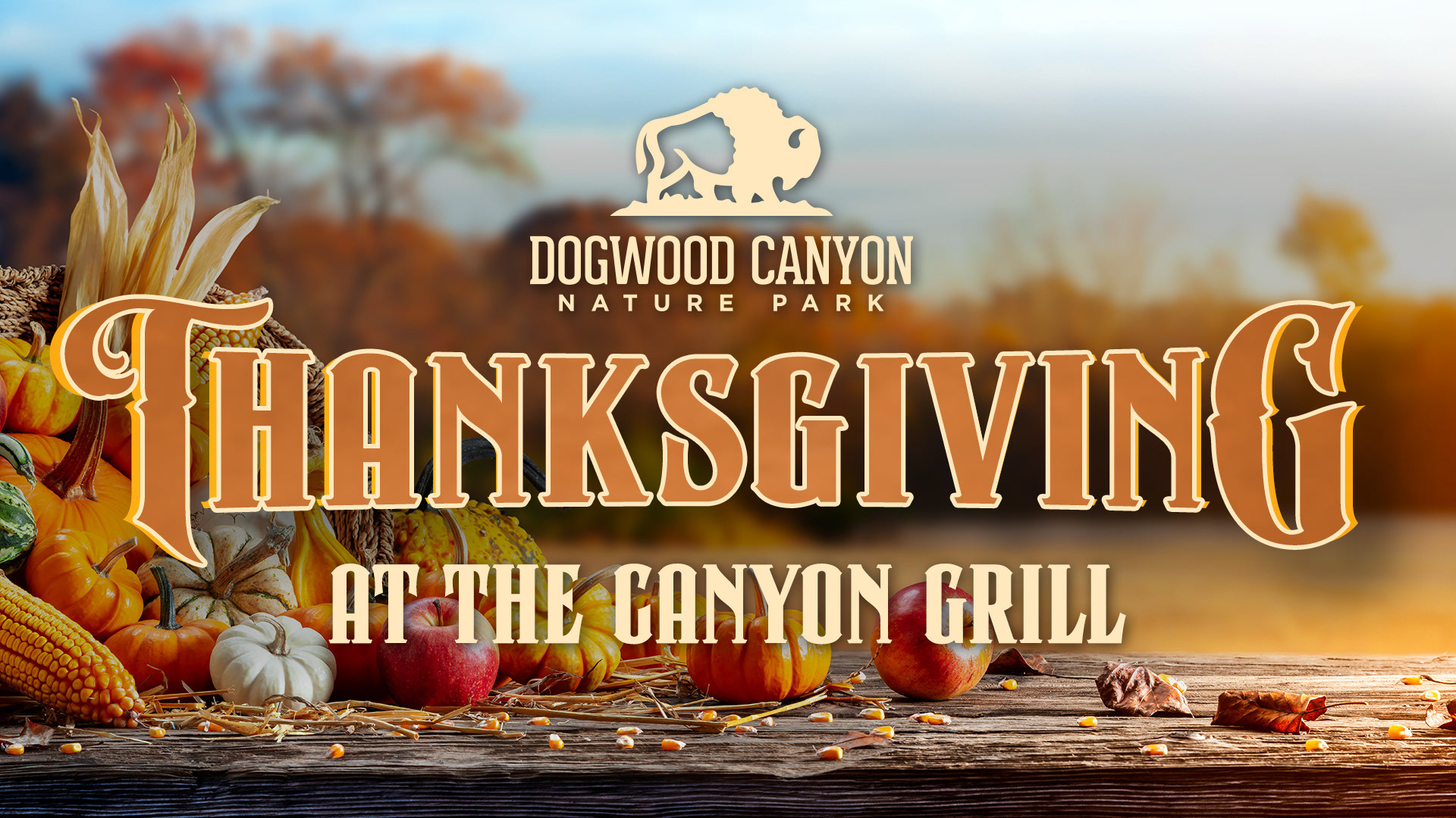 Dogwood Canyon Thanksgiving Dinner Header